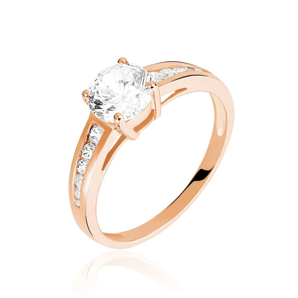 Stroili Anello Solitario Claire Oro Rosa Cubic Zirconia Collezione: Claire - Misura 58 Oro Rosa