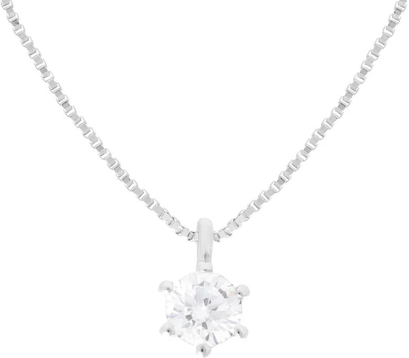 Stroili Collana Punto Luce Claire Oro Bianco Cubic Zirconia Collezione: Claire Oro Bianco