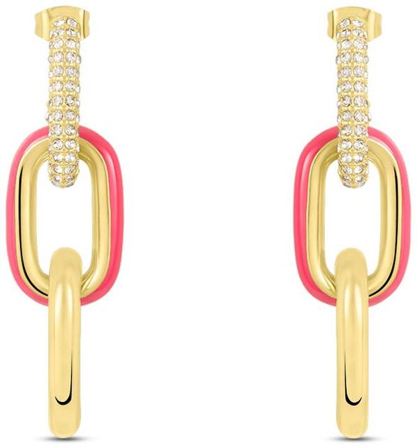 Stroili Orecchini Pendenti Lady Sweet Acciaio Dorato Cristallo Collezione: Lady Sweet Giallo