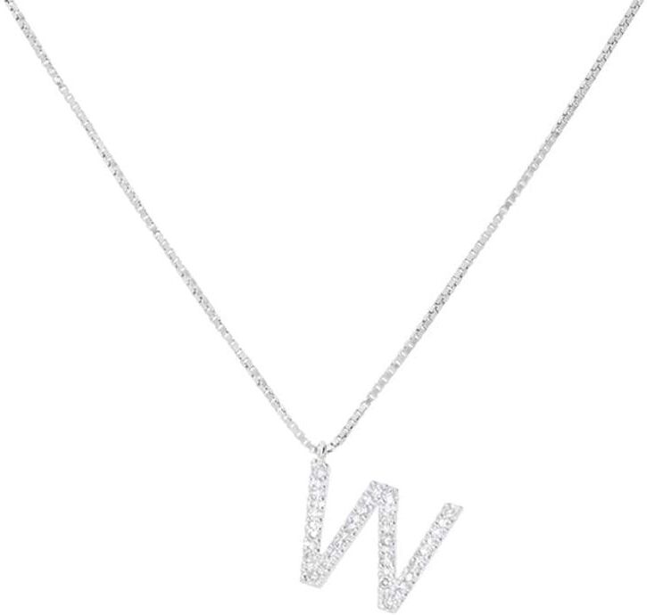 Stroili Collana Diamond Letters Oro Bianco Diamante Collezione: Diamond Letters Oro Bianco