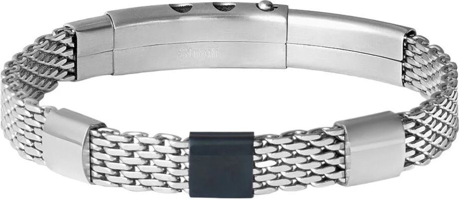 Stroili Bracciale Man Code Acciaio Bicolore Bianco / Nero Collezione: Man Code Bicolore Bianco / Nero