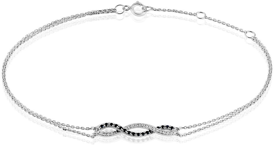 Stroili Bracciale Charlotte Oro Bianco Zaffiro Diamante Collezione: Charlotte Oro Bianco