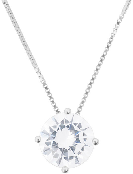 Stroili Collana Punto Luce Silver Elegance Argento Rodiato Cubic Zirconia Collezione: Silver Elegance Bianco