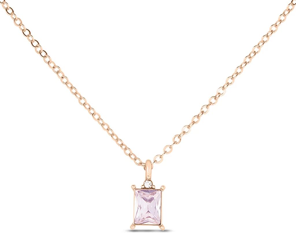 Stroili Collana Punto Luce Violet Ottone Rosa Cristallo Collezione: Violet Rosa