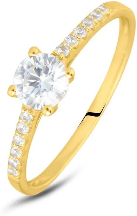 Stroili Anello Solitario Claire Oro Giallo Cubic Zirconia Collezione: Claire - Misura 50 Oro Giallo