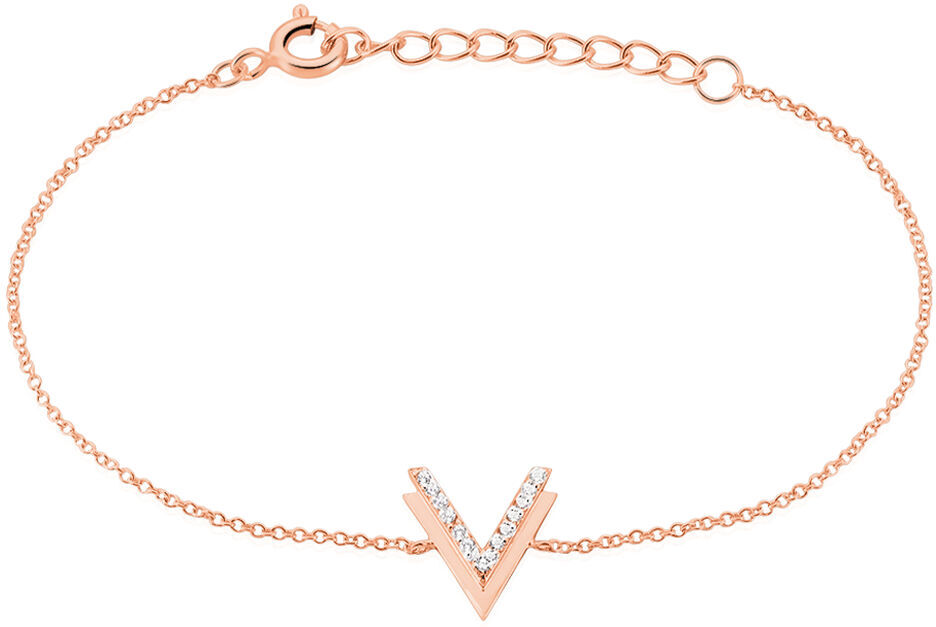 Stroili Bracciale Silver Shine Argento Rosa Cubic Zirconia Collezione: Silver Shine Rosa