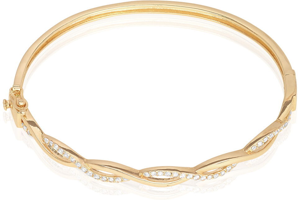 Stroili Bangle Golden Dream Placcato Oro Giallo Cubic Zirconia Collezione: Golden Dream Giallo