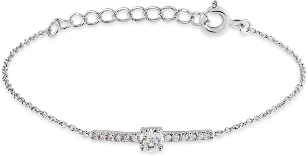 Stroili Bracciale Punto Luce Silver Elegance Argento Rodiato Cubic Zirconia Collezione: Silver Elegance Bianco