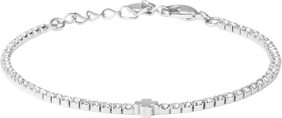 Stroili Bracciale Tennis Romantic Shine Metallo Cristallo Collezione: Romantic Shine Bianco