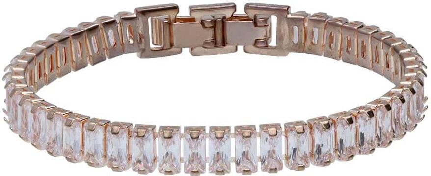 Stroili Bracciale Tennis Romantic Shine Metallo Cristallo Collezione: Romantic Shine Bianco