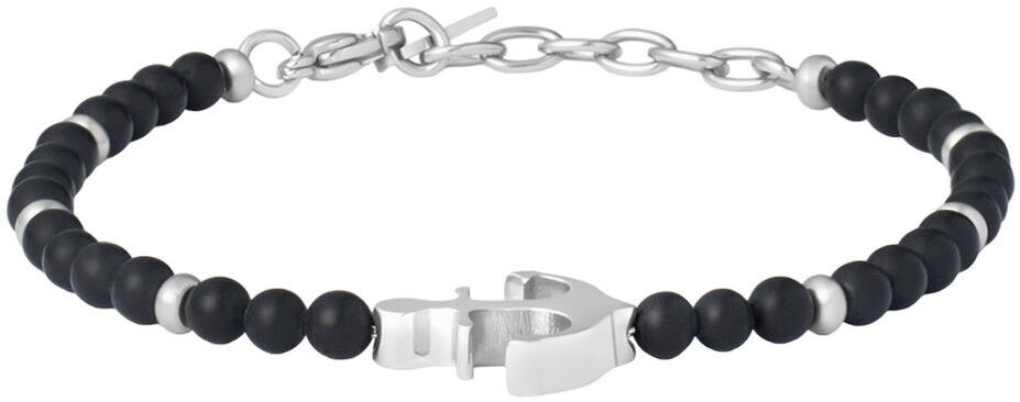 Stroili Bracciale Man Code Acciaio Onice Collezione: Man Code Bianco