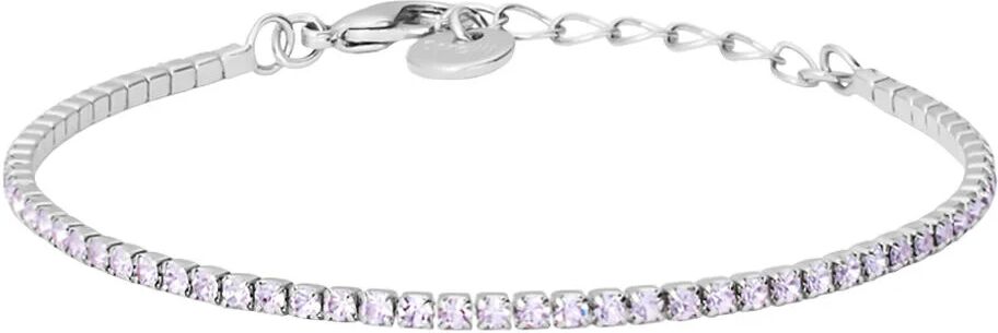 Stroili Bracciale Tennis Romantic Shine Metallo Cristallo Collezione: Romantic Shine Bianco