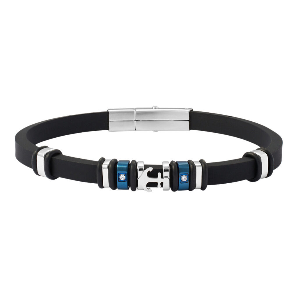 Stroili Bracciale Man Code Acciaio Bicolore Cristallo Collezione: Man Code Bicolore