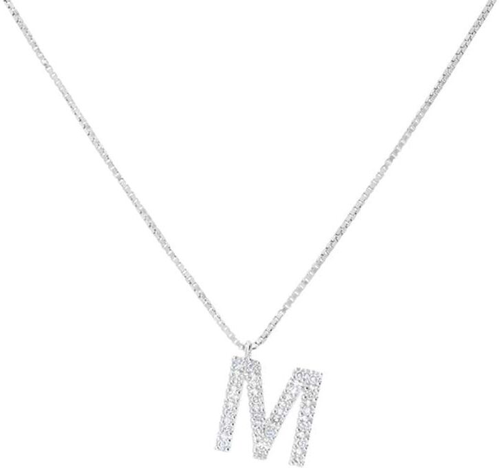 Stroili Collana Diamond Letters Oro Bianco Diamante Collezione: Diamond Letters Oro Bianco