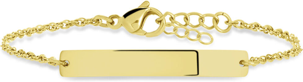 Stroili Bracciale Con Targhetta Lady Code Acciaio Dorato Collezione: Lady Code Giallo