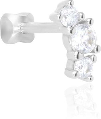 Stroili Piercing Orecchio Bon Ton Oro Bianco Cubic Zirconia Collezione: Bon Ton Oro Bianco