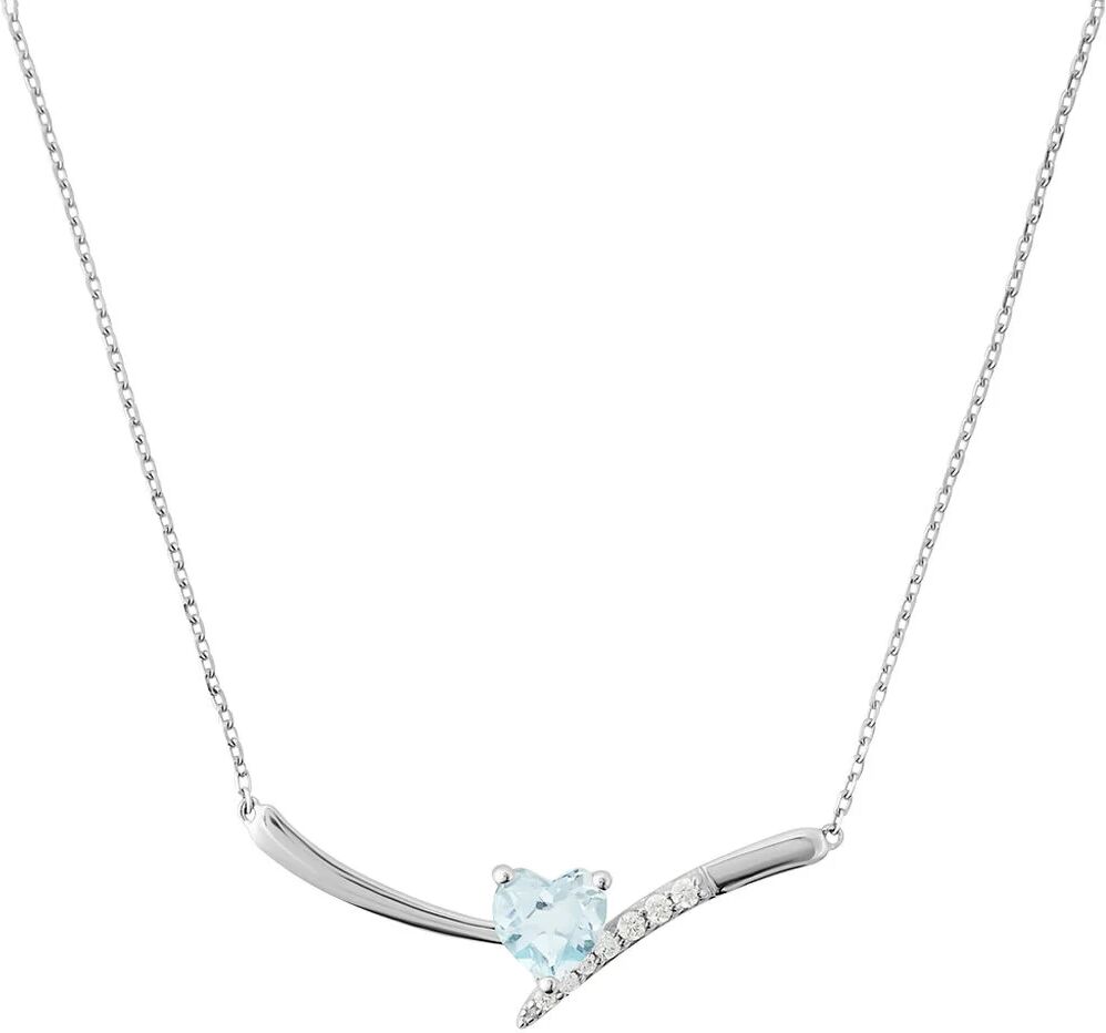 Stroili Collana Punto Luce Amélie Oro Bianco Topazio Cubic Zirconia Collezione: Amélie Oro Bianco