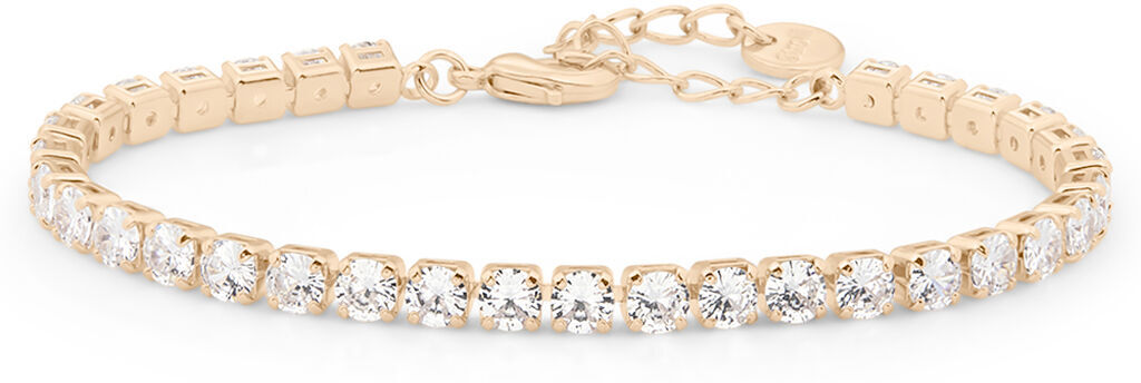 Stroili Bracciale Tennis Romantic Shine Metallo Rosa Cristallo Collezione: Romantic Shine Rosa