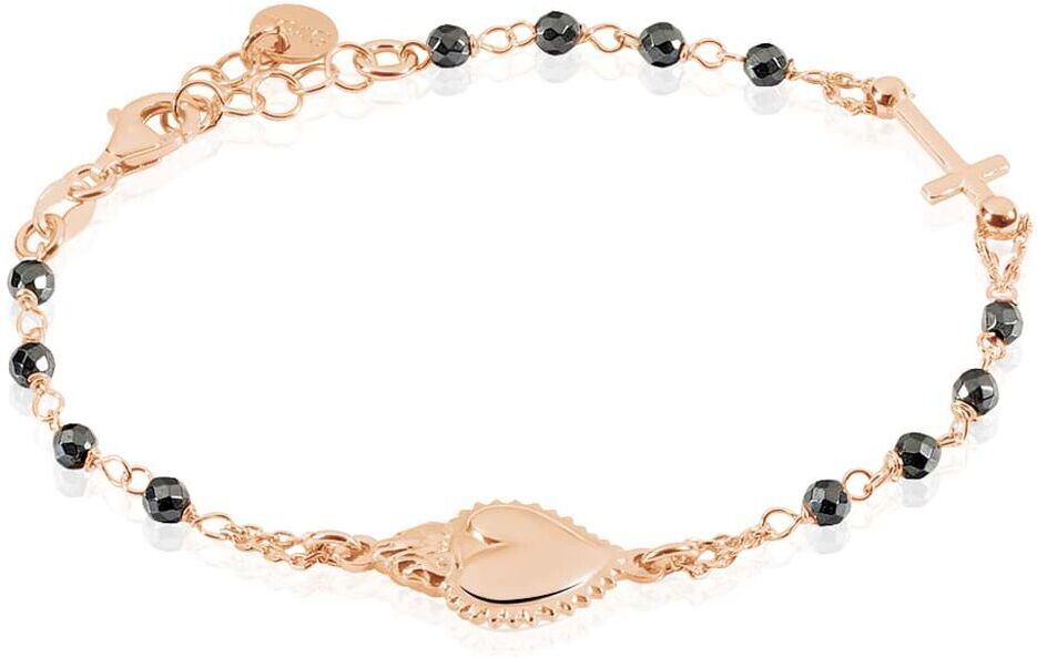 Stroili Bracciale Rosario Silver Soul Argento Rosa Cristallo Collezione: Silver Soul Rosa