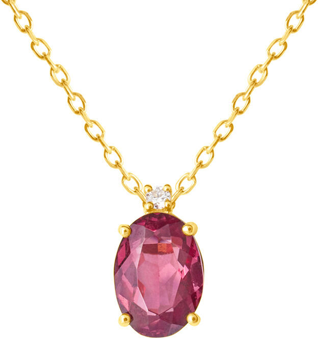 Stroili Collana Punto Luce Jasmine Oro Giallo Rodolite Diamante Collezione: Jasmine Oro Giallo