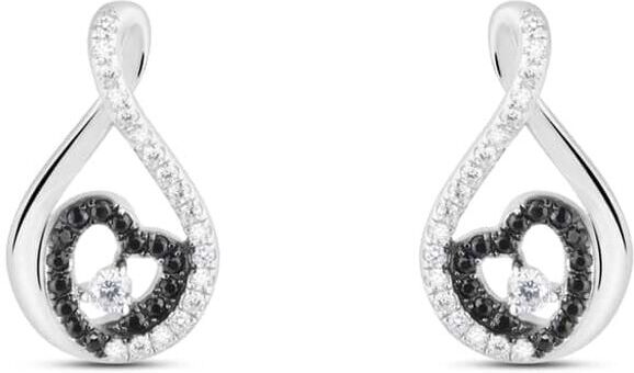 Stroili Orecchini Lobo Silver Shine Argento Rodiato Cubic Zirconia Collezione: Silver Shine Bianco