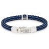 Buddha to Buddha Denise Mix armband van zilver - Blauw