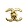 CHANEL Pre-Owned 1996 pre-owned broche met CC-logo - Goud