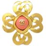 CHANEL Pre-Owned 1997 pre-owned broche met CC-logo - Goud