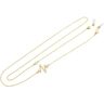 XqmarT Prachtige gouden brilketting Sterling zilveren anti-verlies leesbrilketting Modemaskerketting Lanyard Elegante brilhouderaccessoires (2 stuks)