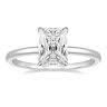 CASOTA Verlovingsring Trouwring 3CT 925 sterling zilveren verlovingsringen Radiant Cut Solitaire Cubic Zirconia CZ Trouwringen for haar Trouwringen for vrouwen maat 3-11 (Color : Silver, Size : 10)