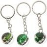 ZEBEYE Keychain,3pcs Four-leaf Key Chain Car Decor Key Fob Key Chains Keychain Pendant Leaf Keychain St.patrick Day Keychain St. Patrick's Day Keychain St.patrick Day Gift Key Ring ( Color : As Shownx3pcs ,