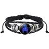 ffq Sterrenbeelden Geest Armband, Meerlagige Verstelbare Twaalf Sterrenbeeld Lederen Armbanden, Sieraden Accessoires Gift voor Sterrenbeeld Lover (Schorpioen)