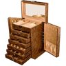 PLJKIHED Sieraden Organizer Sieradendoos 7 Lagen Sieradendoos Met Spiegel Sieraden Organizer Box Enorme Pu Lederen Sieraden Display Opbergdoos Cadeau Voor Vrouwen Sieraden Case Sieraden Display Opslag