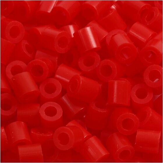 Creotime strijkkralen 5 mm 1100 stuks rood - Rood