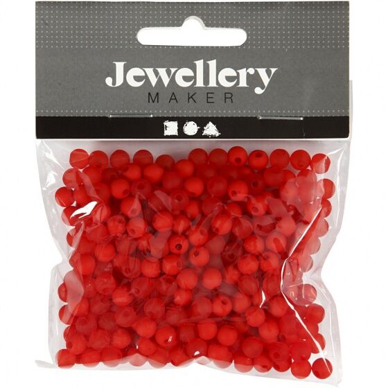 Creotime kralen Jewellery 150 stuks rood - Rood