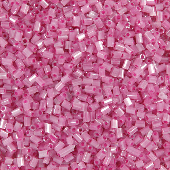 Creotime Rocailles 1,7 mm roze 2 cut - Roze