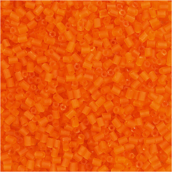 Creotime Rocailles 1,7 mm transparant oranje - Oranje