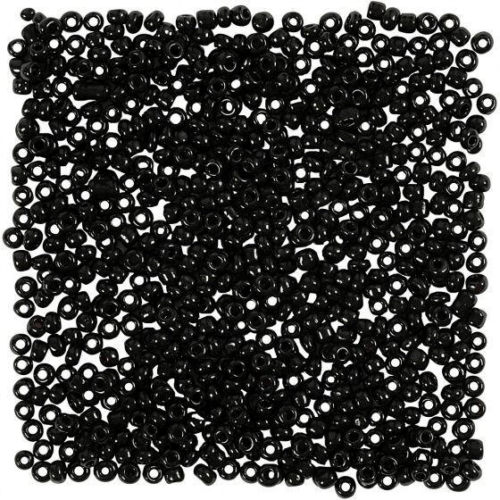 Creotime Rocailles donker zwart 25 gram - Zwart