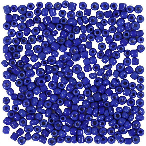 Creotime Rocailles donkerblauw 3 mm 25gr - Donkerblauw