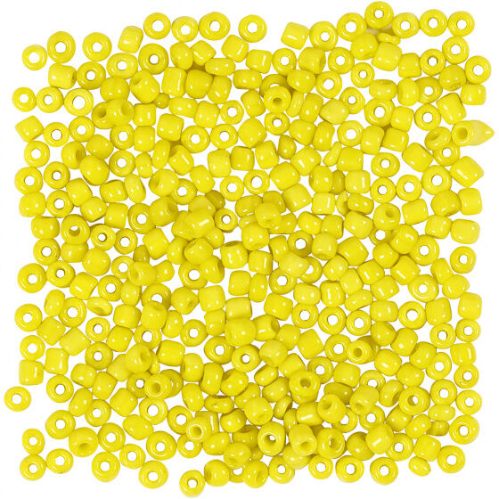 Creotime Rocailles geel 3 mm 25gr - Geel