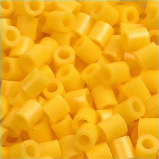 Creotime strijkkralen geel 1100 stuks - Geel