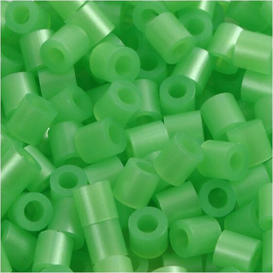 Creotime strijkkralen groen parelmoer 1100 stuks - Groen
