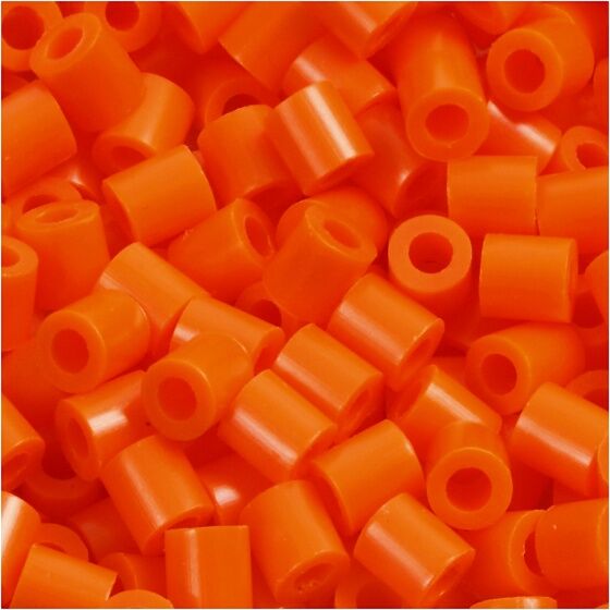 Creotime strijkkralen oranje 1100 stuks - Oranje