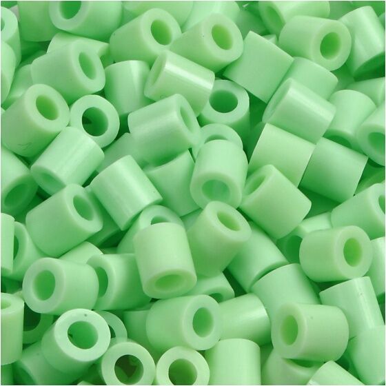 Creotime strijkkralen pastel groen 6000 stuks - Groen