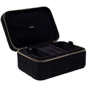 DARK Tweed Jewellery Box Black