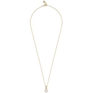 Snö Of Sweden Lydia Pearl Pendant Necklace Gold/White 50cm