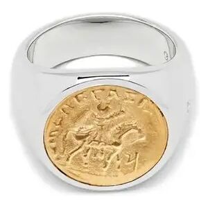 Tom Wood Jewellery Coin Ring Gold Ring Sølv  male 64