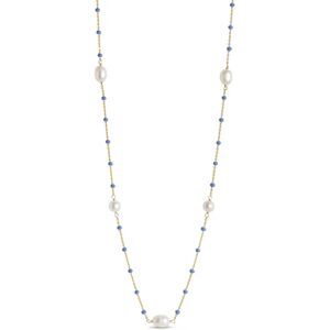 ENAMEL Copenhagen Lola Perlita Necklace - Cornflower One Size