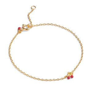 ENAMEL Copenhagen Cherry Bracelet - Red One Size