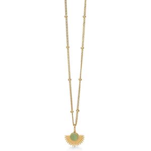 ENAMEL Copenhagen Soleil Necklace - Dusty Green One Size